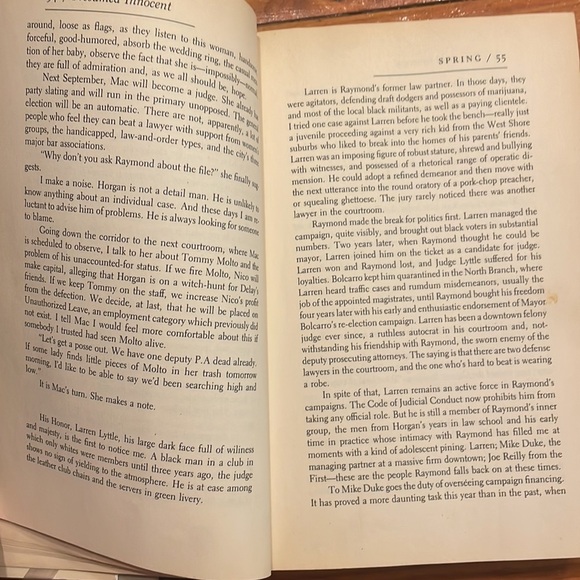 1st Edition 3rd Printing 1987 Scott Turow Presumed Innocent hardcover book - Picture 5 of 11